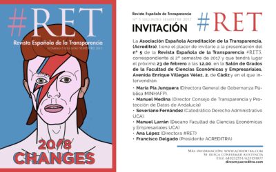 ACTO DE PRESENTACIÓN: Nº 5 Revista Española de la Transparencia #RET5